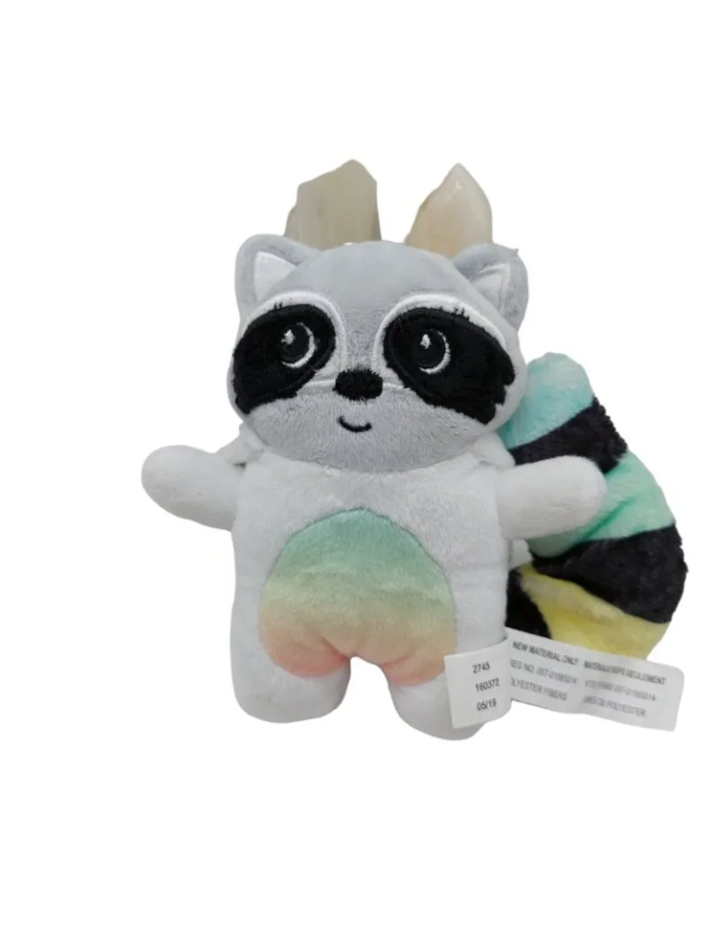 Justice Raccoon Unicorn Suit Plush Stuffed Animal Toy 6” Tween Brands 2019